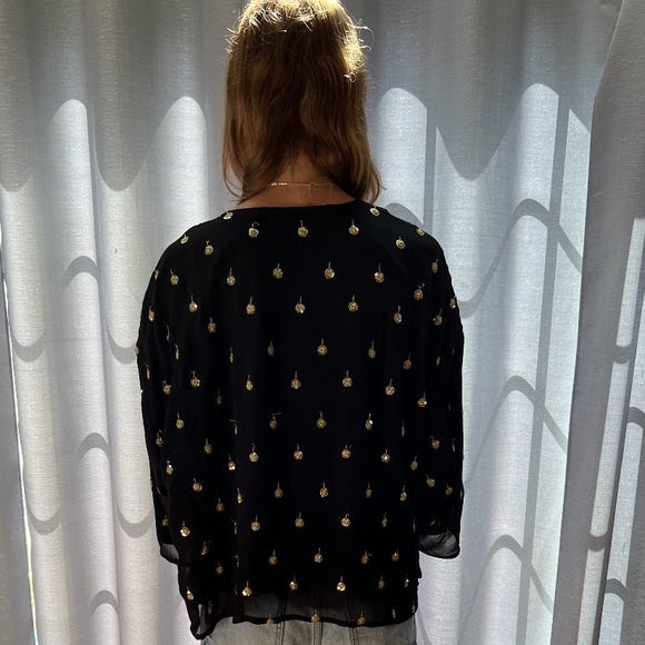 Village lift Merideth embellished kimono top - Picture 5 of 8